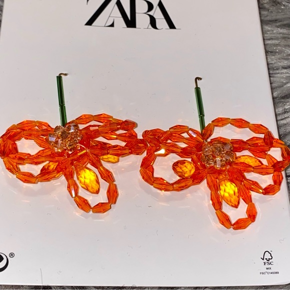 ZARA Beaded Earrings - Picture 5 of 9